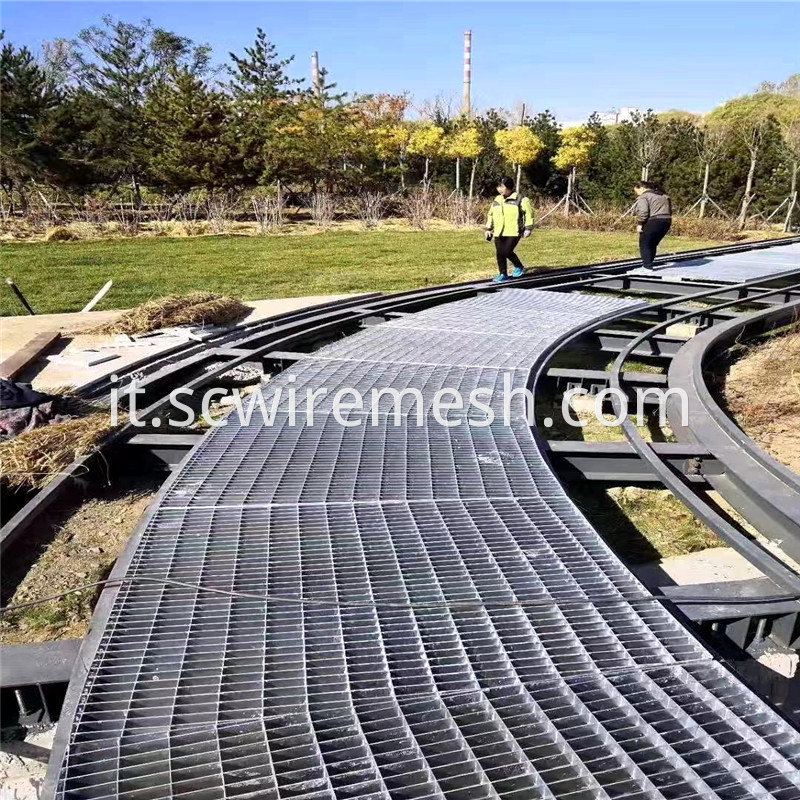 Steel Grate Walkway